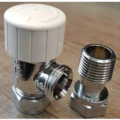Image of Drayton TRV4 Classic Thermostatic Radiator Valve TRV Body ONLY no Head