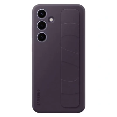 Image of Samsung Standing Silicone Back Cover Purple Galaxy S24+