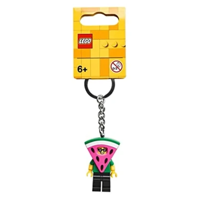 Image of LEGO City Watermelon Guy Minifigure Keychain 854039