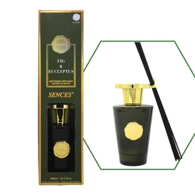 Image of Reed Diffuser 300ml Sences Fig &amp; Eucalyptus Air Freshener Aromatherapy Fragrance