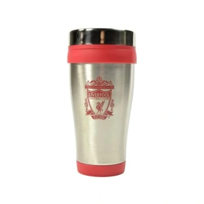 Image of Team Direct Executive Handleless Metallic Travel Mug (Liverpool FC)