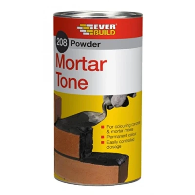 Image of Everbuild 208 Powder Mortar Tone Reduces Pigment Bleeding and Segregation Marigold 1kg