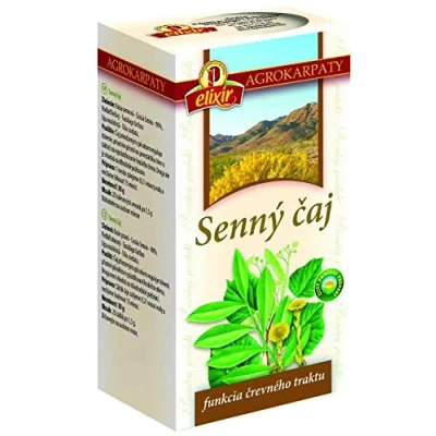 Image of Senna Tea with Coltsfoot and Linden Natural Laxative Herbal (20 Bags 30g)