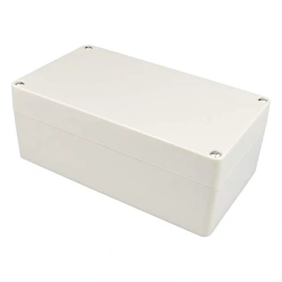 Image of Therlan Waterproof Plastic Junction Project Box ABS IP65 Electronic Enclosure 158 x 90 60 mm (Grey White)