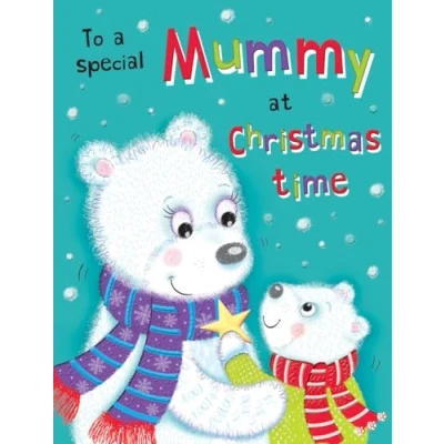 Image of Regal Publishing Christmas Card Juvenile To a Special Mummy Polar bears 8 x 6 inches