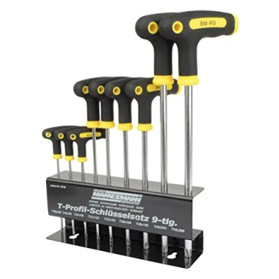 Image of Brueder Mannesmann M18166 T Handle Screwdriver Set
