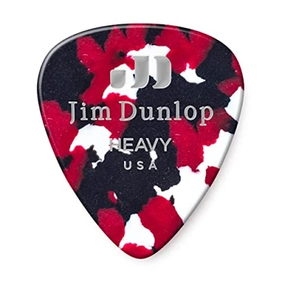 Image of Jim Dunlop 483P06HV Confetti Classic Guitar Pick Player Pack (Pack of 12)
