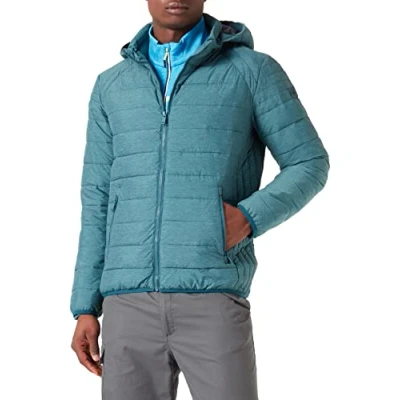 Image of CMP Melange Water Repellent Jacket With 3M Thinsulate Padding, Men, mens, Jacket, 30K2727M, Petrolio Mel, 58