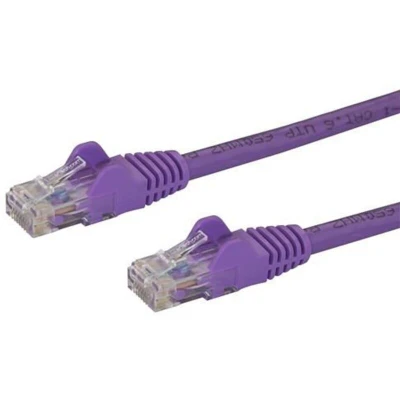 Image of StarTech.com 15m Purple Snagless Cat6 UTP PatchCable
