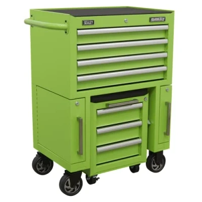 Image of Sealey Superline Pro Rollcab 3 Drawer &amp; Utility Seat