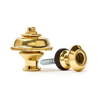 Image of Jim Dunlop Straplock Dual Design Set Gold