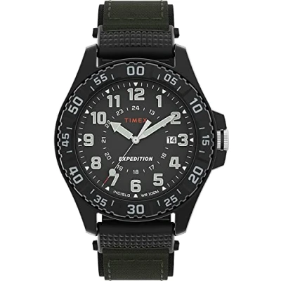 Image of Timex Expedition Camper Men&#039;s 42mm Fabric Strap Watch TW4B26400