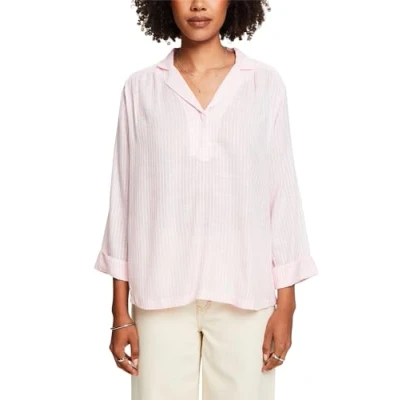 Image of ESPRIT Women&#039;s 034ee1f345 Blouse, 695/Pastel Pink, M
