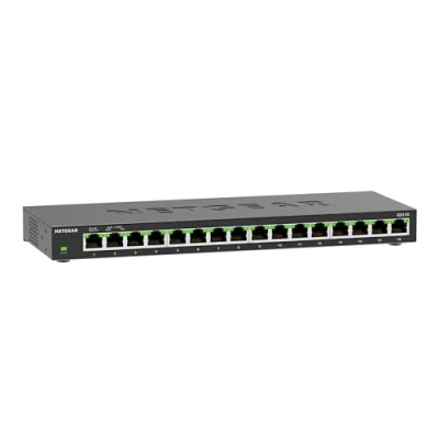 Image of NETGEAR 24 Port Gigabit Ethernet Unmanaged Switch (GS324) Desktop, Wall, or Rackmount, Silent Operation