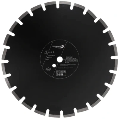 Image of PRODIAMANT Diamond Cutting Disc 400 mm x 20 Abrasive for Roads, Asphalt, Screed, Light Concrete, Fresh Sandstone and Fireclay
