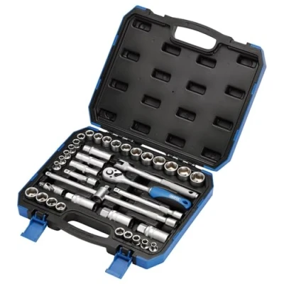 Image of Draper Combined MM/AF Socket Set, 3/8&quot; Sq. Dr. (39 Piece)