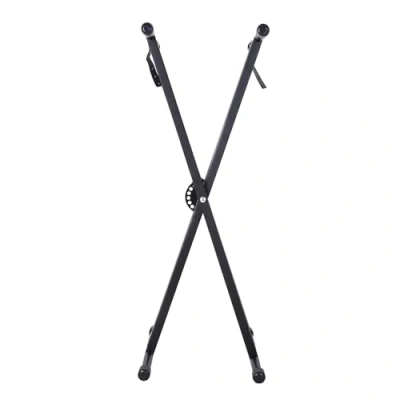Image of Keyboard Stand Adjustable, X Shaped Double Tube Piano Stand, Metal Electric Holder Highly Adjustable for Instrument