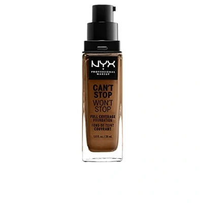 Image of NYX Professional Makeup Can&#039;t Stop Won&#039;t Full Coverage Foundation, Long Lasting, Waterproof, Vegan Formula, Matte Finish, Shade: Sienna