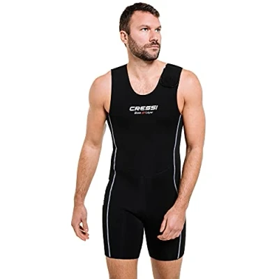 Image of Cressi Base Layer Man 2.5mm Diving Undersuit Jacket Neoprene 2.5mm, Black, for Mens