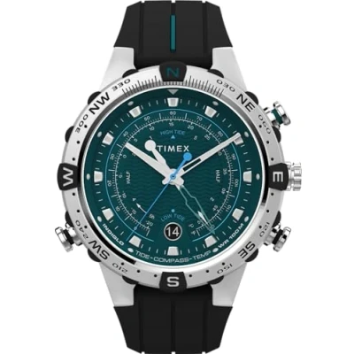 Image of Timex Unisex Main Street 36 mm Watch Purple Nylon Strap Digital Dial Blue Case TW2W72400