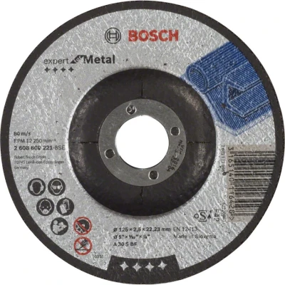 Image of Bosch 2608600316 Metal Cutting Disc with Depressed Centre