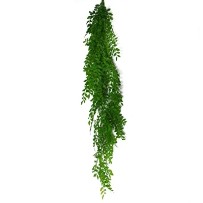 Image of Leaf Design Artificial Hanging Plants