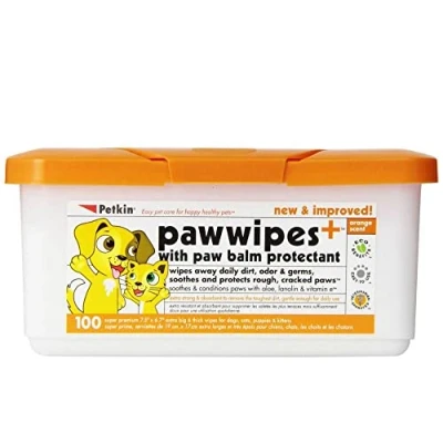 Image of Petkin Paw Wipes 100CT