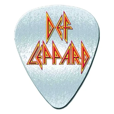 Image of Def Leppard Pick Band Logo Pin Badge One Size