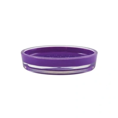 Image of MSV Tahiti Soap Dish, Acrylic, Purple, 30 x 20 15 cm