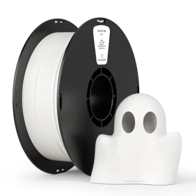 Image of kexcelled ABS Filament 1.75 mm, 3D Printer Filament, Heat Resistance +/ 0.03 1 kg Spool (2.2 lbs), for FDM Printer, White