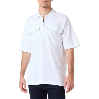 Image of JACK &amp; JONES Men&#039;s Jcotanical Polo Ss Shirt, White, M