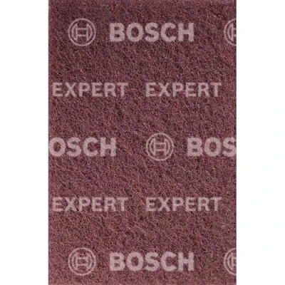 Image of Bosch Professional 1x Expert N880 Fleece Pads (for Steel sheets, 152 x 229 mm, Grade Medium A, Accessories Hand Sanding)