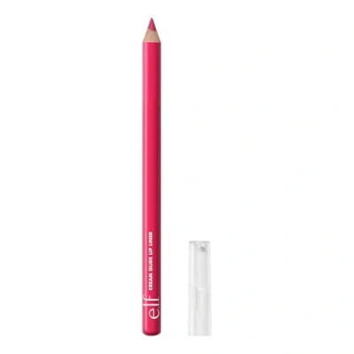 Image of e.l.f. Cream Glide Lip Liner, Highly Pigmented Pencil for Shaping &amp; Sculpting Lips, Semi Matte Finish, Vegan Cruelty Free, Fuschia Forward