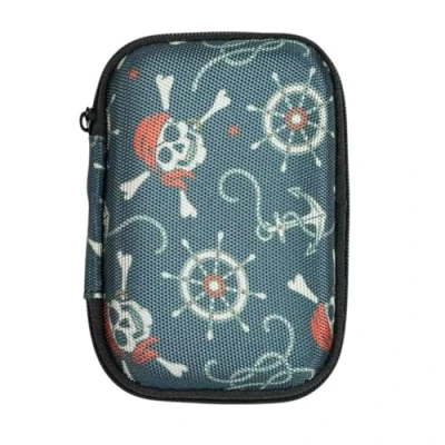 Image of caseroxx Blood Glucose Meter Hard case Suitable for Dexcom G7 / ONE+ in Pirate Design Black, Diabetic Storage