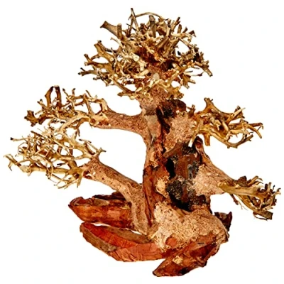 Image of Amtra Oriental Wind 4 wood, handmade, for aquarium, 23X10X17 CM