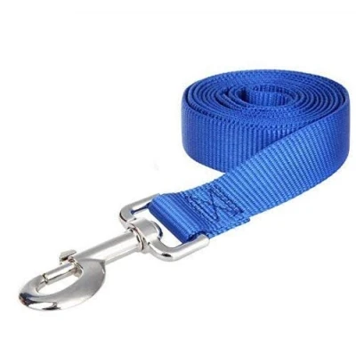 Image of Hypeety Dog Puppy Pet Training Obedience Lead Leash Recall Strong Durable Nylon or Walk Traction Rope (14.8Feet/4.5M, Blue)