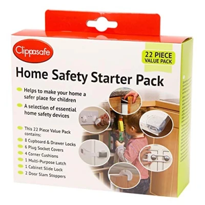 Image of Clippasafe Home Safety Starter Pack, 22 Piece