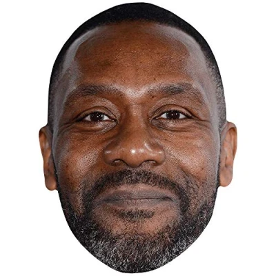 Image of Lenny Henry (Beard) Celebrity Mask, Flat Card Face, Fancy Dress Mask