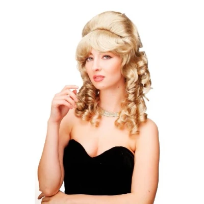 Image of Wig ME UP 156 D 24 Historic Lady Quality blond Baroque Victorian Colonal Era Beehive ringlets curled