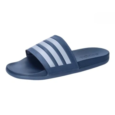 Image of adidas Adilette Comfort Slides, preloved Ink/Halo Blue/preloved Ink, 8 UK