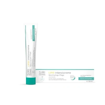 Image of SIRIDERMA Lipid Intensive Cream for Very Dry and Flaky Skin Neurodermatitis Psoriasis (Perfume Free, 50 ml)