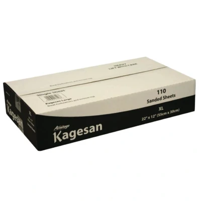 Image of Kagesan BLACK X LARGE BULK VALUE 110 BIRD CAGE SAND SHEETS PAPER 55Cm30cm