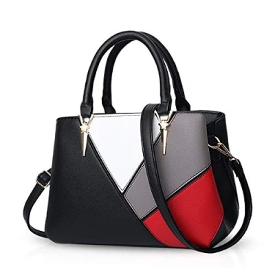 Image of NICOLE &amp; DORIS Handbags for ladies womens handbag splicing color crossbody bags the latest trends Black