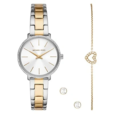 Image of Michael Kors MK1041 Ladies Pyper Watch and Jewellery Gift Set