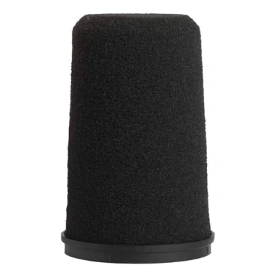 Image of Shure RK345 Black Foam Replacement Windscreen for SM7A and SM7B Microphones Reduces Unwanted Breath Wind Noise, Combatting Plosives Clicks
