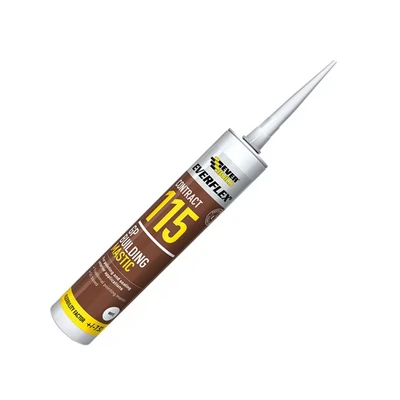 Image of Everbuild Everflex 115 GP Building Mastic For Joint Pointing and Sealing Internal External Use White 285ml