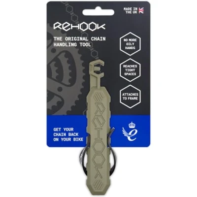 Image of Rehook Colour MTB Get your chain back on bike in 3 seconds Without the mess for cyclists KHAKI