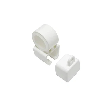Image of Gardinia Holder with end caps for U Rails White, 2 Sets, Nicht Zutreffend