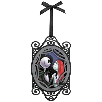 Image of Hallmark Keepsake Christmas Ornament 2024, Disney Tim Burton&#039;s The Nightmare Before Jack and Sally Papercraft, Gifts for Fans