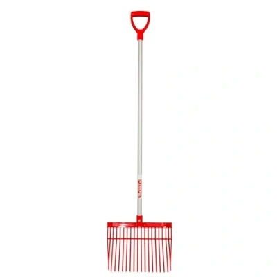 Image of PC Bedding Fork with D Handle Red